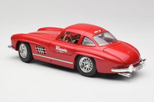 Mercedes 300 SL W198 Red Metallic Bburago 1:18 3013-M1 Metalli — kuva 7 / 8