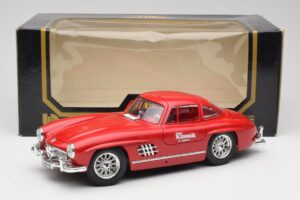 Mercedes 300 SL W198 Red Metallic Bburago 1:18 3013-M1 Metalli — kuva 8 / 8