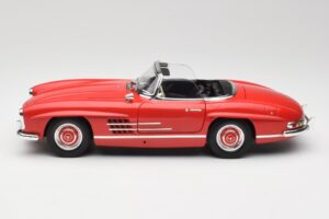 Mercedes 300 SL W198 Roadster Punainen Kovakatto Minichamps 1:18 180039041 Metalli — kuva 4 / 8