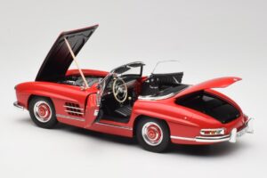 Mercedes 300 SL W198 Roadster Punainen Kovakatto Minichamps 1:18 180039041 Metalli — kuva 5 / 8