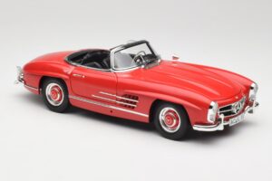 Mercedes 300 SL W198 Roadster Punainen Kovakatto Minichamps 1:18 180039041 Metalli — kuva 6 / 8