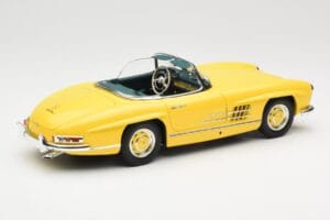 Mercedes 300 SL W198 Roadster Hardtop Signal Yellow Minichamps 1:18 180039044 Metalli — kuva 4 / 9