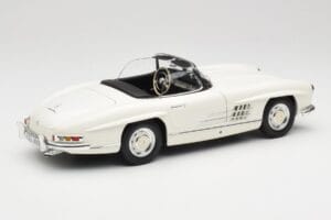 Mercedes 300 SL W198 Roadster Valkoinen Kangaskatto Minichamps 1:18 180039034 Metalli — kuva 4 / 9