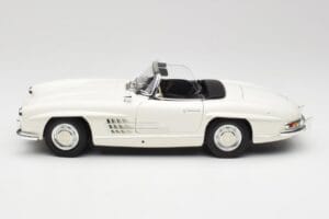 Mercedes 300 SL W198 Roadster Valkoinen Kangaskatto Minichamps 1:18 180039034 Metalli — kuva 5 / 9