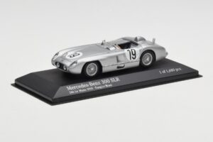 Mercedes 300 SLR #19 P. Levegh / J. Fitch 24 Hours of Le Mans 1955 Minichamps 1:43 432553000 Metalli — kuva 2 / 4