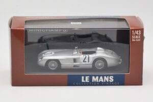 Mercedes 300 SLR #21 K. Kling / A. Simon 24 Hours of Le Mans 1955 Minichamps 1:43 432553021 Metalli — kuva 4 / 4