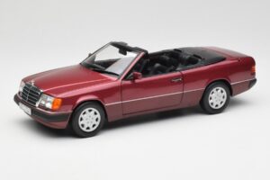Mercedes 300CE-24 A124 Cabriolet Almandine Punainen Metallic Norev 1:18 B66040616 Metalli