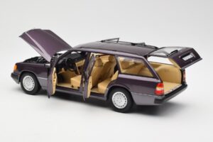 Mercedes 300D S124 T-Model Bornit Jälleenmyyjäpainos Norev 1:18 B66040701 Metalli — kuva 5 / 8