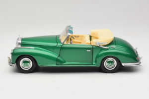 Mercedes 300S Cabriolet Green Metallic Maisto 1:18 52116 Metalli — kuva 4 / 7