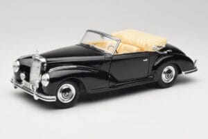 Mercedes 300SC W188 Obsidian Musta Maisto 1:18 806B Metalli
