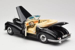 Mercedes 300SC W188 Obsidian Musta Maisto 1:18 806B Metalli — kuva 5 / 8