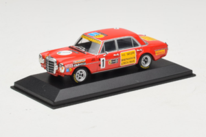 Mercedes 300 SEL 6.8 AMG #35 H. Heyer / C. Schickentanz 24 Hours of Spa 1971 Minichamps 1:43 MB007 Metalli — kuva 2 / 4