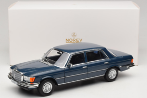 Mercedes 350 SEL W116 Hansa Blue Norev 1:18 183976 Metalli — kuva 8 / 8