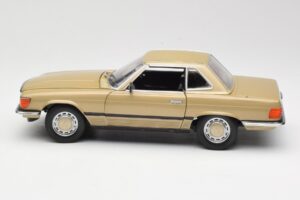 Mercedes 350 SL R107 Kulta Sun Star 1:18 MB004 Metalli — kuva 4 / 8