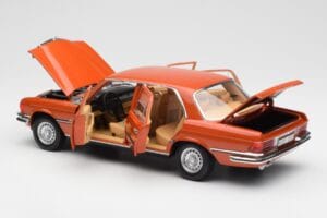 Mercedes 450 SEL 6.9 W116 Oranssi Metallic Norev 1:18 183459 Metalli — kuva 5 / 8