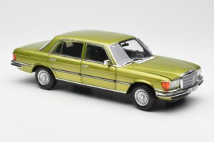 Mercedes 450 SEL W116 Citrus Vihreä Jälleenmyyjäpainos Norev 1:18 B66040683 Metalli — kuva 6 / 8