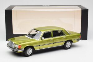 Mercedes 450 SEL W116 Citrus Vihreä Jälleenmyyjäpainos Norev 1:18 B66040683 Metalli — kuva 8 / 8