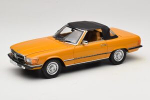 Mercedes 450 SL R107 Cayenne Orange Norev 1:18 183350 Metalli — kuva 3 / 10