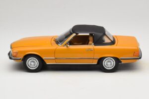Mercedes 450 SL R107 Cayenne Orange Norev 1:18 183350 Metalli — kuva 5 / 10
