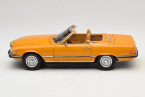 Mercedes 450 SL R107 Cayenne Orange Norev 1:18 183350 Metalli — kuva 6 / 10