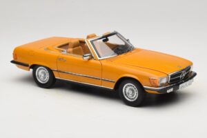 Mercedes 450 SL R107 Cayenne Orange Norev 1:18 183350 Metalli — kuva 8 / 10