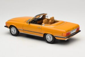 Mercedes 450 SL R107 Cayenne Orange Norev 1:18 183350 Metalli — kuva 9 / 10