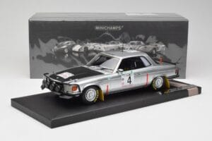 Mercedes 450 SLC 5.0 C107 #4 B. Waldegard / H. Thorszelius Rally Bandama 1979 Minichamps 1:18 107793204 Hartsi — kuva 6 / 6