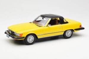 Mercedes 450SL R107 Keltainen US Version Norev 1:18 183727 Metalli — kuva 3 / 9