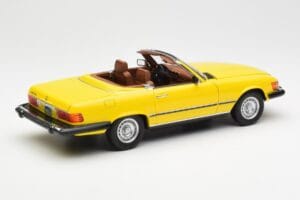 Mercedes 450SL R107 Keltainen US Version Norev 1:18 183727 Metalli — kuva 4 / 9