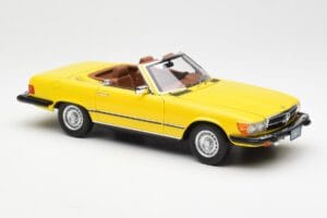 Mercedes 450SL R107 Keltainen US Version Norev 1:18 183727 Metalli — kuva 7 / 9