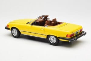 Mercedes 450SL R107 Keltainen US Version Norev 1:18 183727 Metalli — kuva 8 / 9