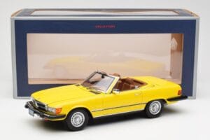 Mercedes 450SL R107 Keltainen US Version Norev 1:18 183727 Metalli — kuva 9 / 9