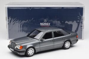 Mercedes 500 E W124 Pearl Harmaa Norev 1:18 183946 Metalli — kuva 8 / 8
