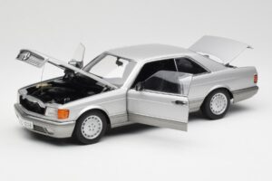 Mercedes 500 SEC C126 Hopea AUTOart 1:18 76212 Metalli — kuva 2 / 8