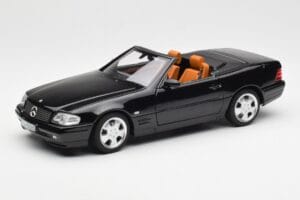 Mercedes SL 500 R129 Musta Norev 1:18 183750 Metalli