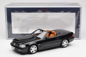 Mercedes SL 500 R129 Musta Norev 1:18 183750 Metalli — kuva 10 / 10