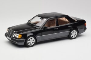Mercedes 500E W124 Musta Rajoitettu Erä Norev 1:18 183949 Metalli