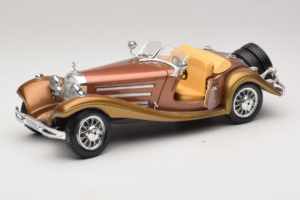 Mercedes 500K Roadster Kupari Metallic Bburago 1:18 3020-P1 Metalli — kuva 2 / 8