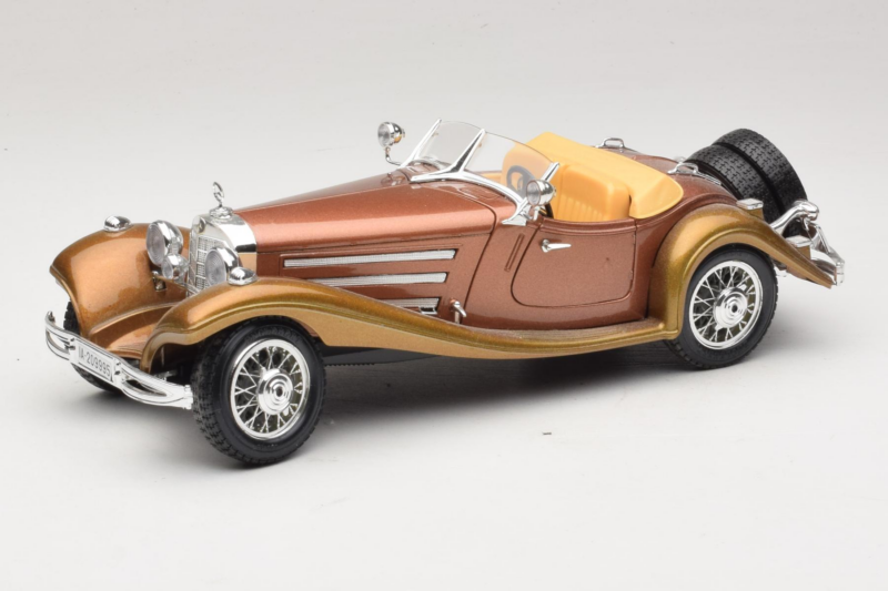 Mercedes 500K Roadster Kupari Metallic Bburago 1:18 3020-P1 Metalli