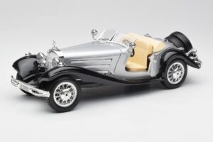 Mercedes 500K Roadster Hopea Bburago 1:18 3020-M1 Metalli — kuva 2 / 8
