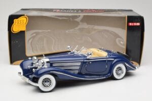 Mercedes 500K Special Roadster Sininen Maisto 1:18 56059 Metalli — kuva 8 / 8