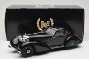 Mercedes 540K Autobahn Kurier Musta BoS Models 1:18 BOS003 Hartsi — kuva 6 / 6