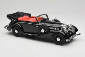 Mercedes 540K Avoauto Musta Cult Models 1:18 CML184-1 Metalli — kuva 4 / 6