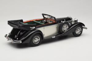 Mercedes 540K Avoauto Musta Hopea Cult Models 1:18 CML184-3 Metalli — kuva 2 / 6