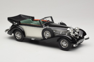 Mercedes 540K Avoauto Musta Hopea Cult Models 1:18 CML184-3 Metalli — kuva 4 / 6