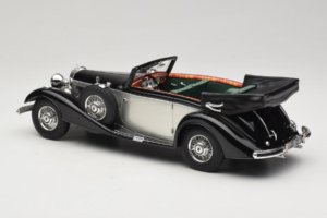 Mercedes 540K Avoauto Musta Hopea Cult Models 1:18 CML184-3 Metalli — kuva 5 / 6