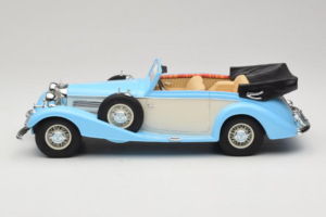 Mercedes 540K Avoauto Sininen Valkoinen Cult Models 1:18 CML184-2 Metalli — kuva 3 / 6