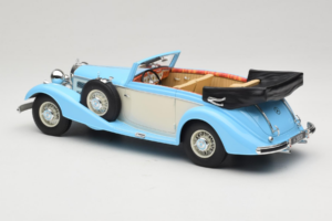 Mercedes 540K Avoauto Sininen Valkoinen Cult Models 1:18 CML184-2 Metalli — kuva 5 / 6