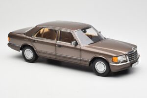 Mercedes 560 SEL W126 Impala Ruskea Jälleenmyyjäpainos Norev 1:18 B66040646 Metalli — kuva 6 / 8