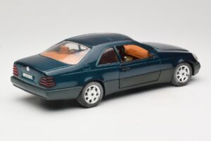 Mercedes 600 SEC C140 Vihreä Majorette 1:18 4418 Metalli — kuva 3 / 8